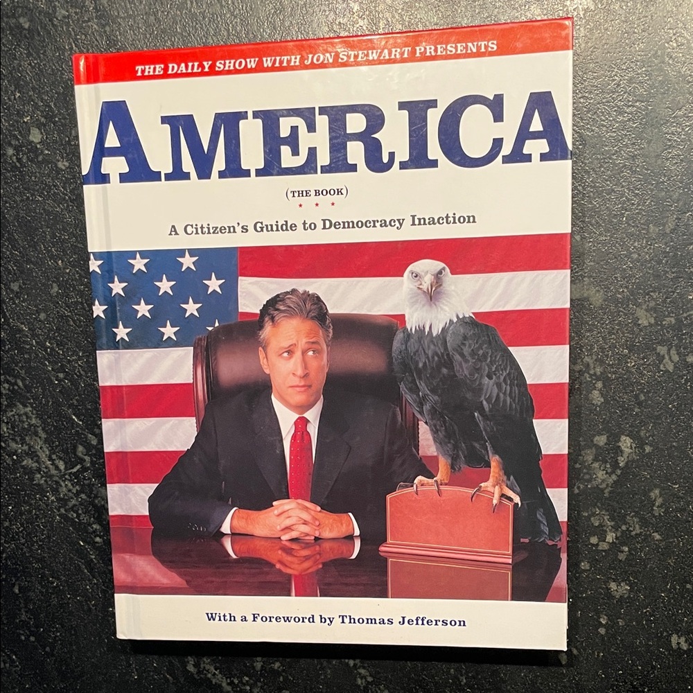 "America (The Book)" by Jon Stewart, 2004 1st Ed. Hardcover